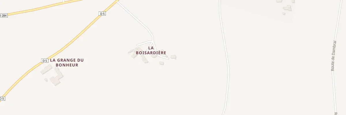 Plan du 1 La Boisardiere à Mauves-sur-Huisne