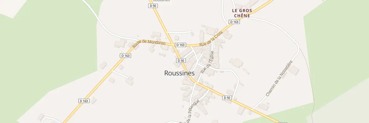 Plan du 19 Rte de la Tardoire à Roussines