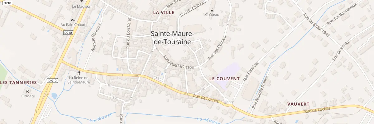 Plan du 15 Rue Albert Masson à Sainte-Maure-de-Touraine