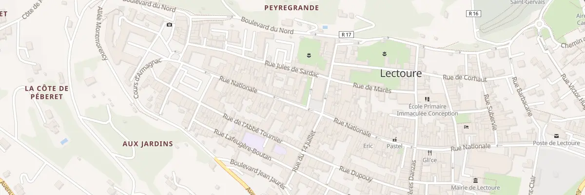 Plan du 106 Rue Nationale à Lectoure