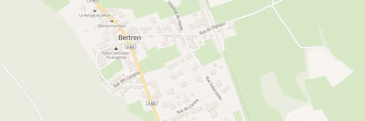 Plan du 6 Subervielle à Bertren