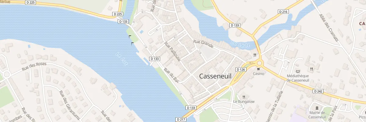 Plan du 2 Rue des Fours du Seigneur à Casseneuil