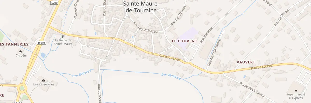Plan du 23 Rue de Loches à Sainte-Maure-de-Touraine