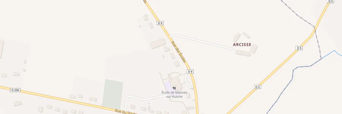 Plan du 9 Rue des Ecoles à Mauves-sur-Huisne