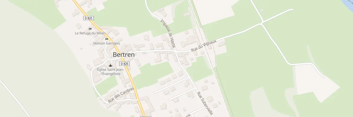 Plan du 4 Rue Subervielle à Bertren