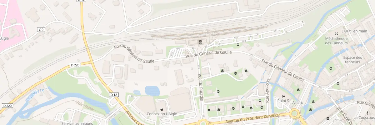 Plan du 61 Rue du Gen de Gaulle à L’Aigle