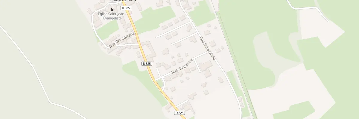 Plan du 5 Rue du Centre à Bertren