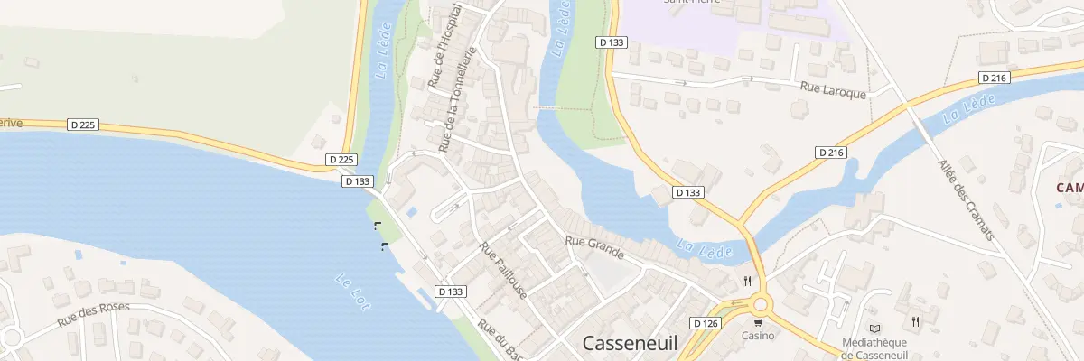 Plan du 60 Rue Grande à Casseneuil