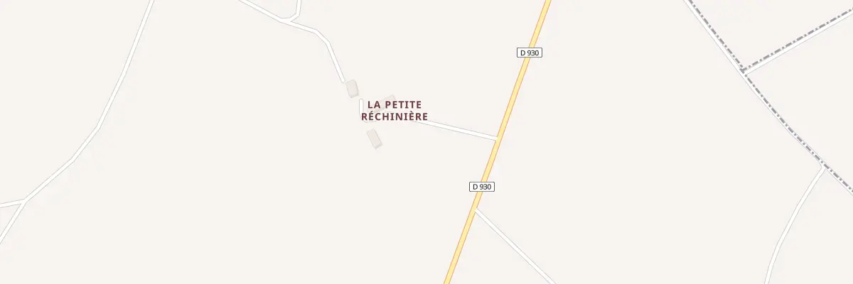 Plan du 2 La Rechiniere à La Chapelle-Viel