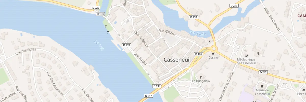 Plan du 4 Rue Paillouse à Casseneuil