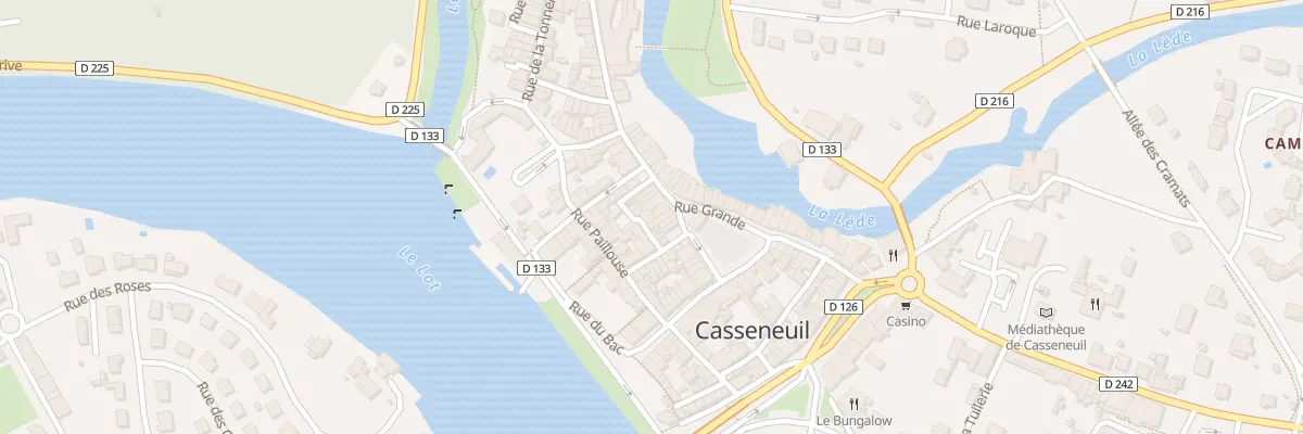 Plan du 39 Rue Grande à Casseneuil