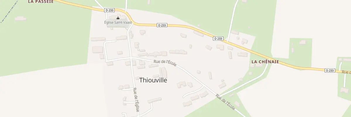 Plan du 108 Rue de l’Ecole à Thiouville