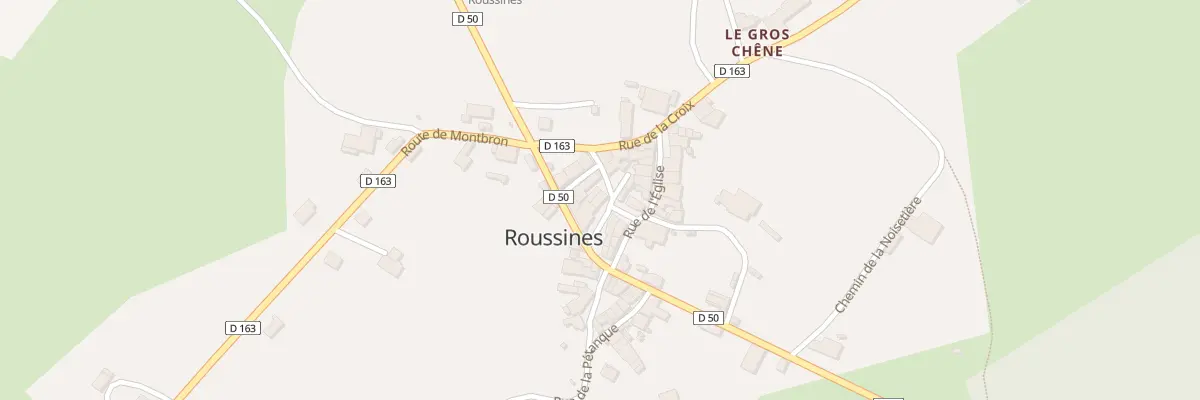Plan du 4 Rue de la Lanterne à Roussines