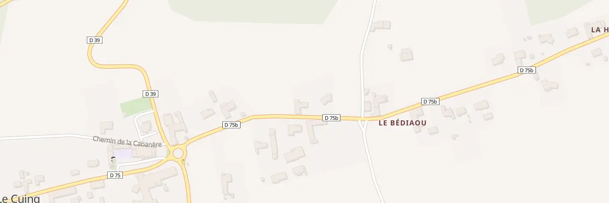 Plan du 11 Qua du Bédiaou au Cuing