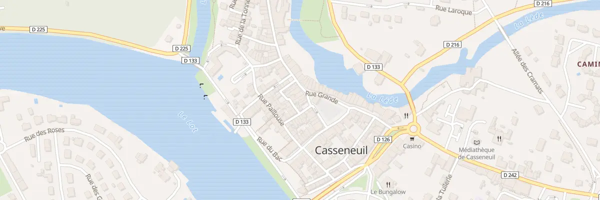 Plan du 35 Rue Grande à Casseneuil