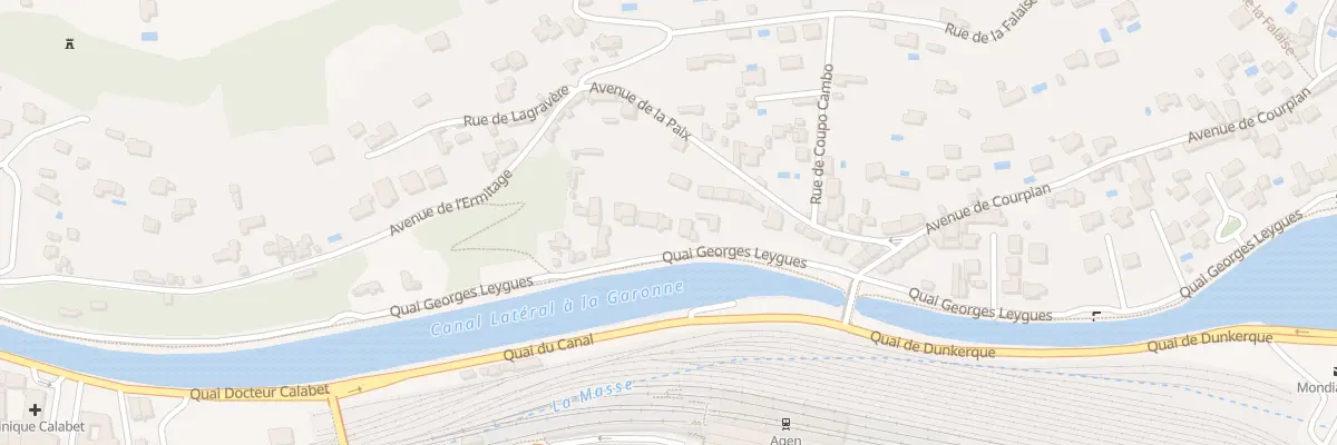 Plan du 29 Quai Georges Leygues à Agen