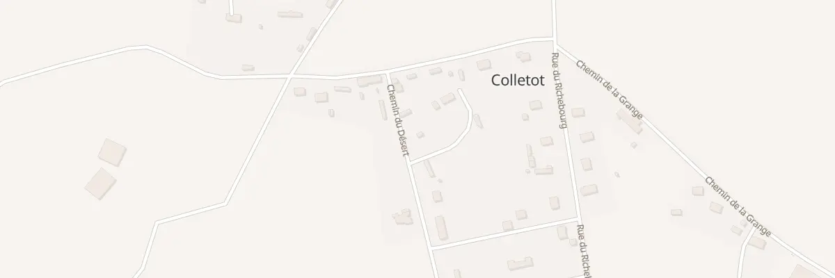 Plan du 61 Che du Désert à Colletot