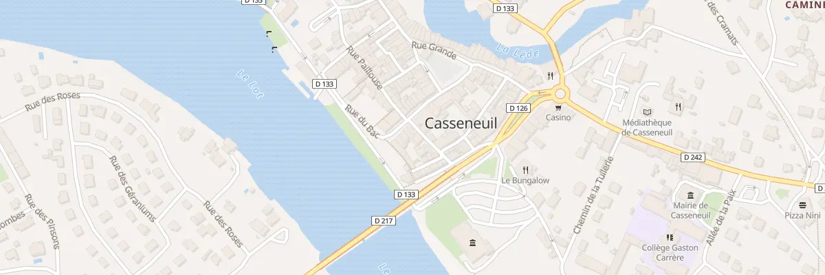 Plan du 18 Rue du Passage à Casseneuil