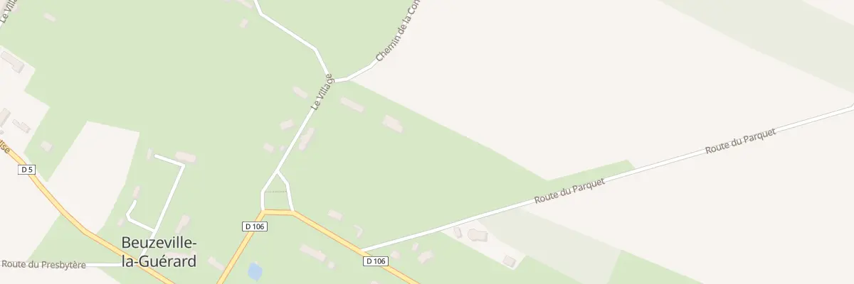 Plan du 142 Rte du Parquet à Beuzeville-la-Guérard