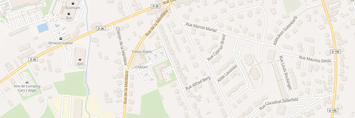 Plan du 23 Rue Clémenceau à L’Aigle