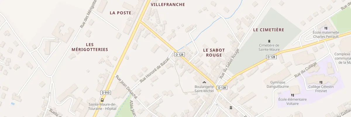 Plan du 8 Rue St Michel à Sainte-Maure-de-Touraine