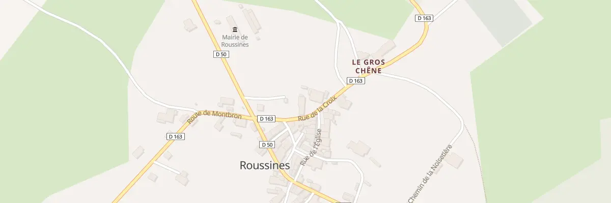 Plan du 1 Rue de la Croix à Roussines