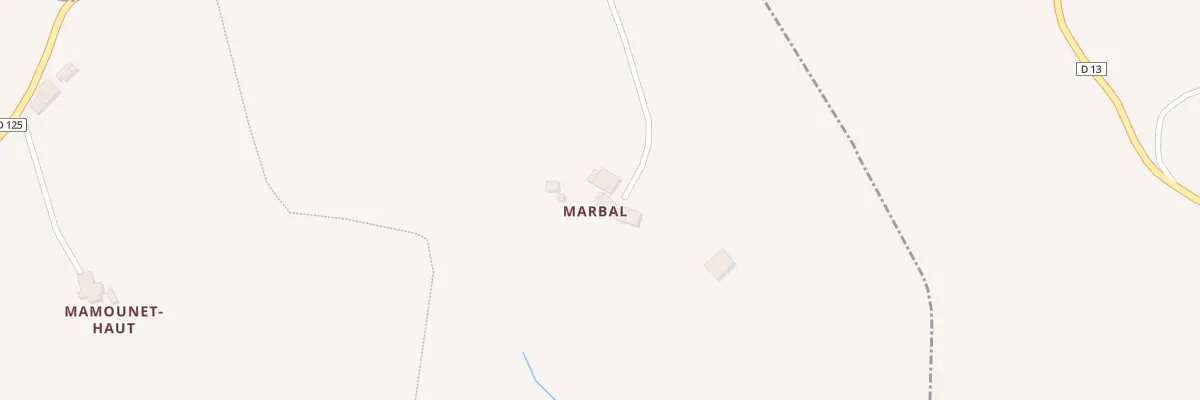 Plan du 358 All de Marbal à Madaillan