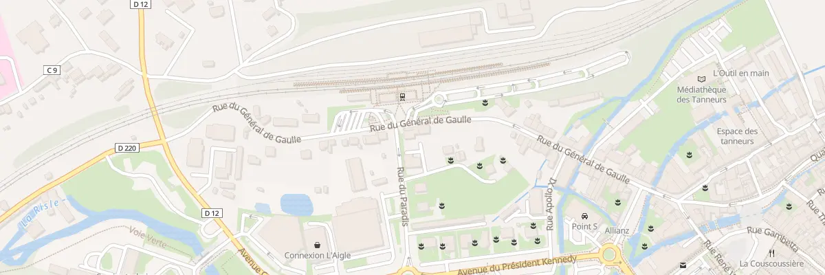 Plan du 57 Rue du Gen de Gaulle à L’Aigle