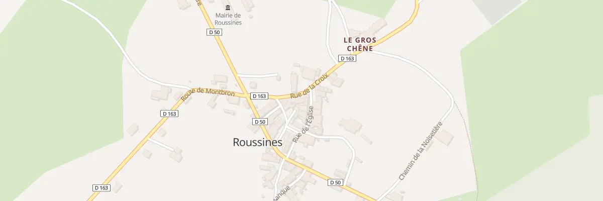 Plan du 4 Rue de la Croix à Roussines