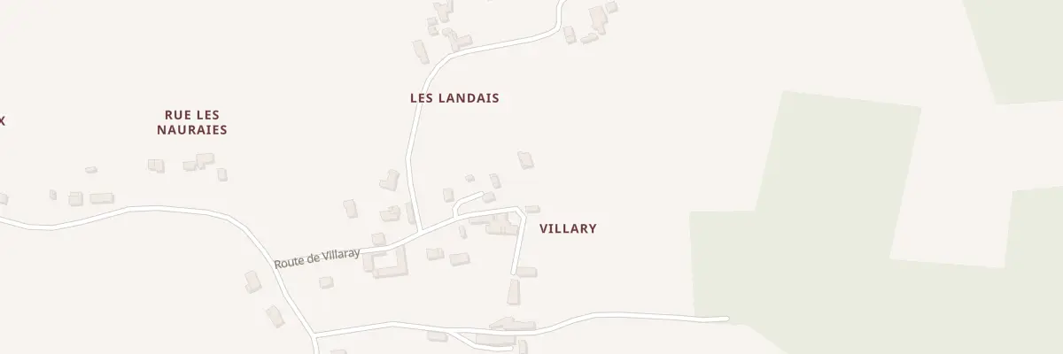 Plan du 7 Rte de Villaray à Monthoiron
