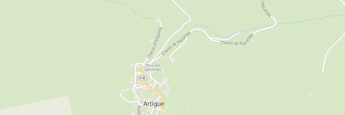 Plan du 26 Espones de Cadaous à Artigue