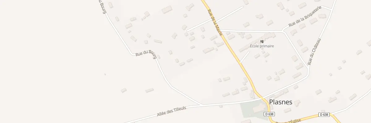 Plan du 6 Rue du Bourg à Plasnes
