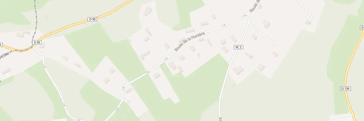 Plan du 574 Rte de la Hunière à Aizier