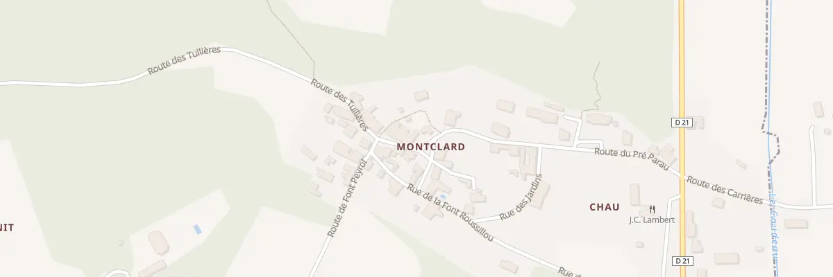 Plan du 10 Monclard à Saint-Georges-de-Montclard