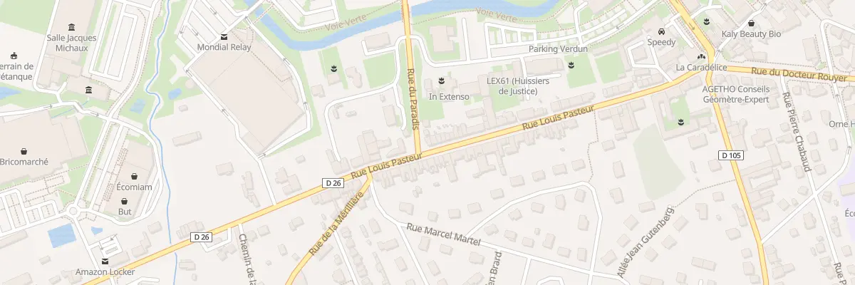 Plan du 56 Rue Louis Pasteur à L’Aigle