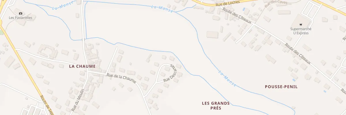 Plan du 14 Rue Descartes à Sainte-Maure-de-Touraine