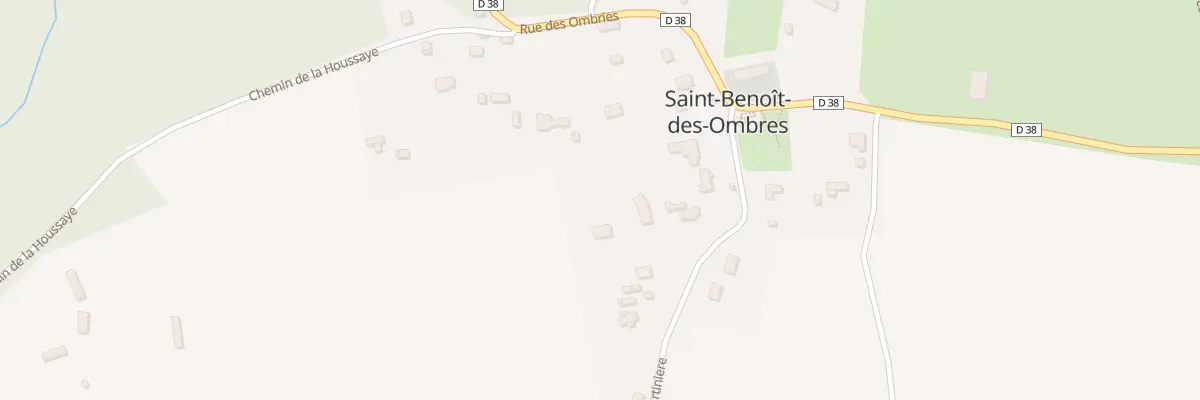 Plan du 12B Rue de la Martiniere à Saint-Benoît-des-Ombres