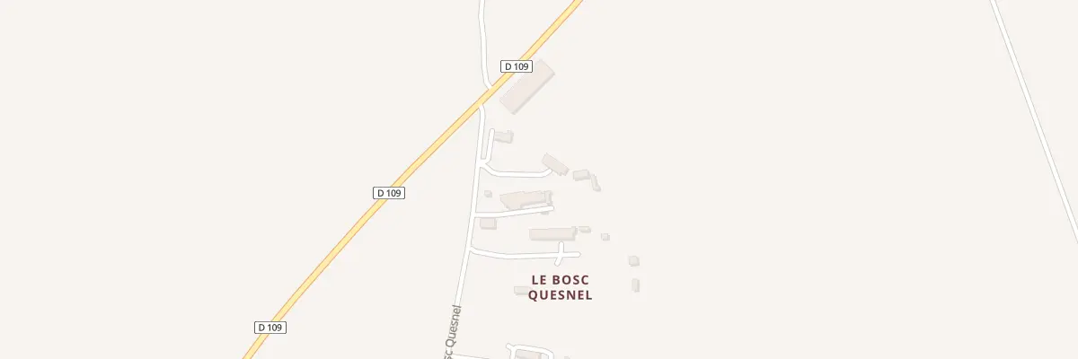 Plan du 43 Rue du Bosc-Quesnel à Thiouville