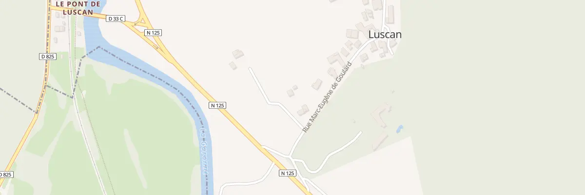 Plan du 1 Chem du Pre Grand à Luscan