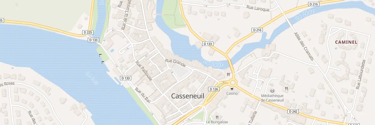 Plan du 26 Rue Grande à Casseneuil