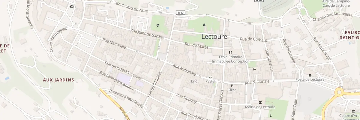 Plan du 94 Rue Nationale à Lectoure
