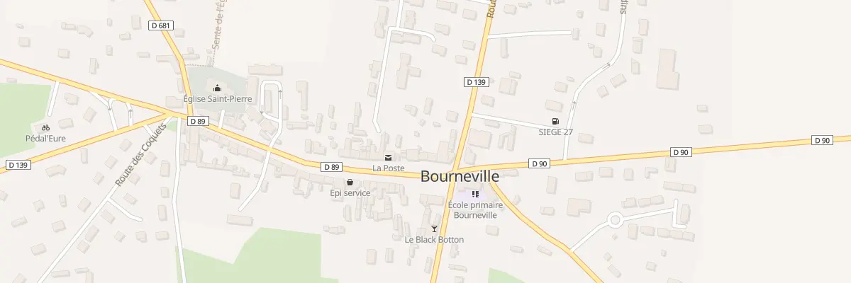 Plan du 4 Pl de la Mairie - Bourneville à Bourneville-Sainte-Croix