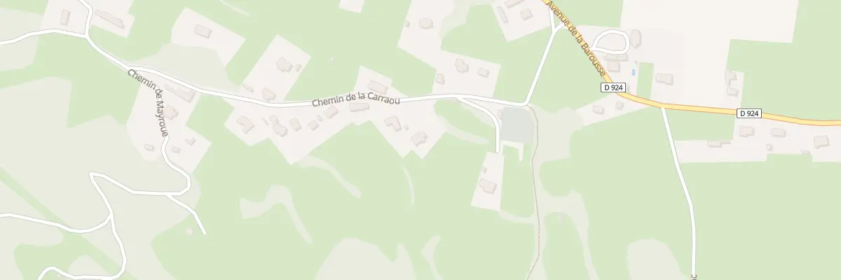 Plan du 32 Che de la Carraou à Siradan