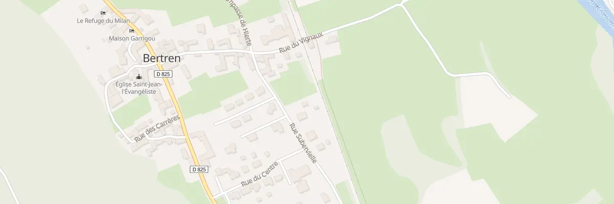 Plan du 5 Rue Subervielle à Bertren