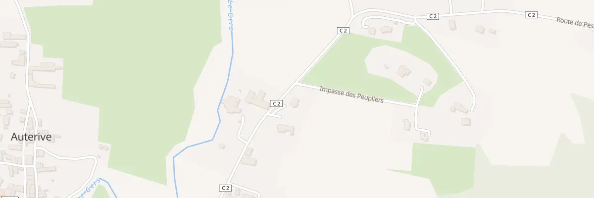Plan du 250 Rte de Pavie à Auterive