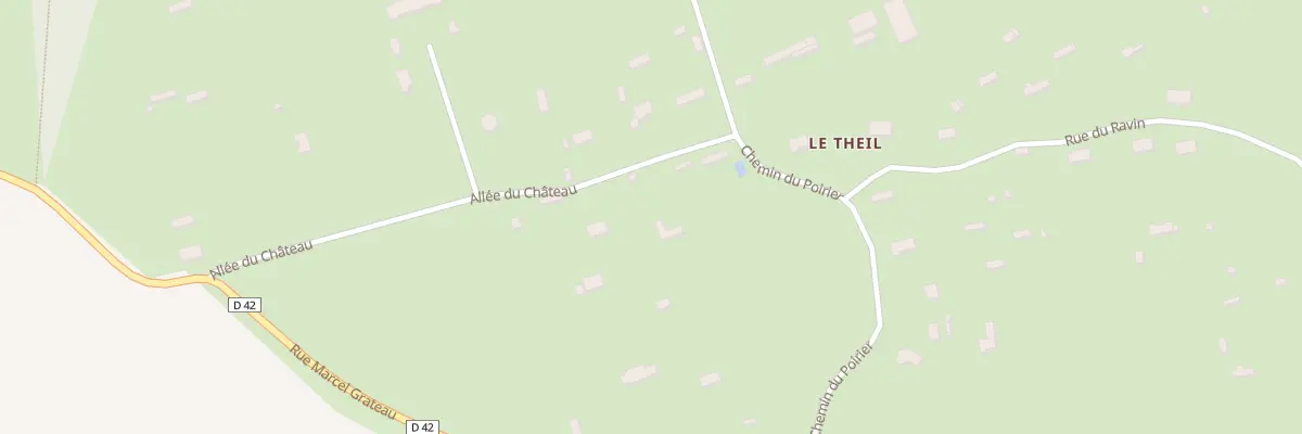 Plan du 8 All du Château à Valailles