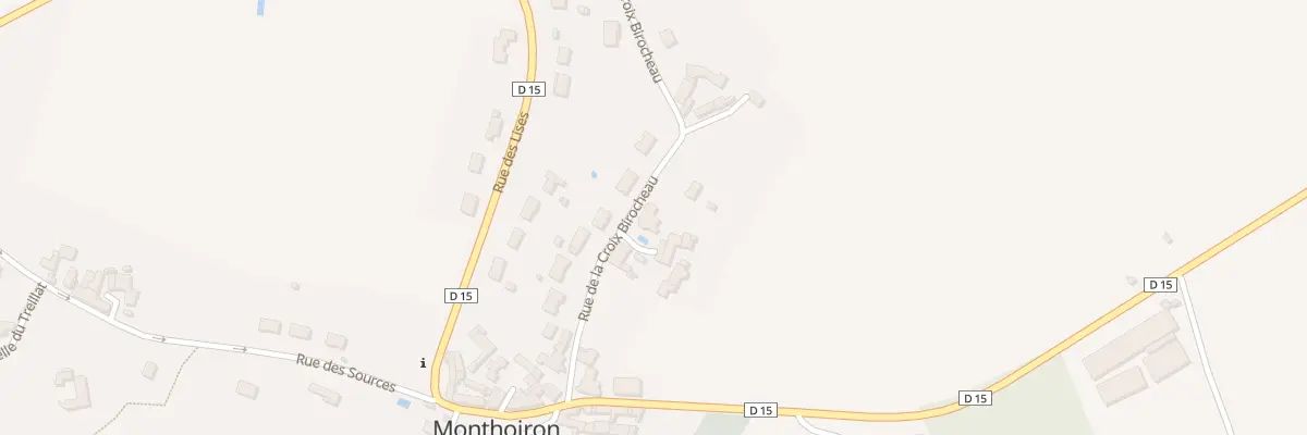 Plan du 1 Imp des Cours à Monthoiron