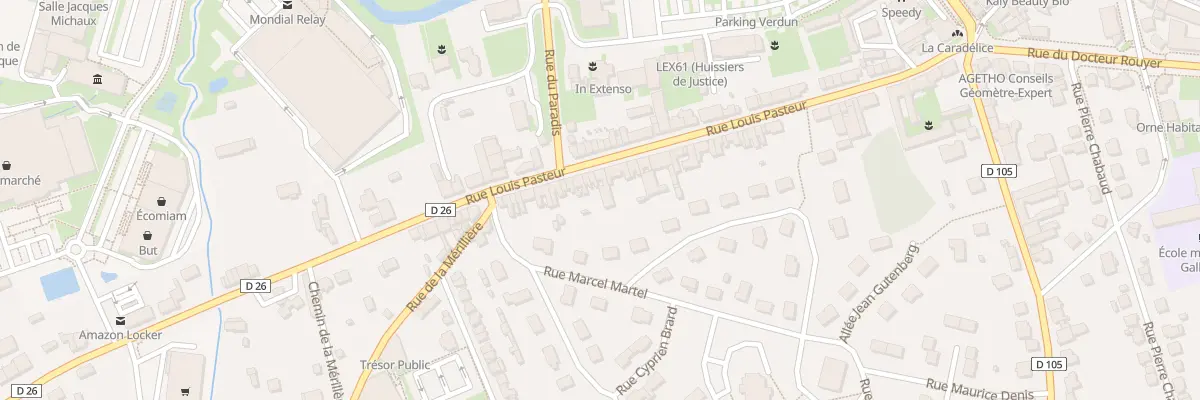 Plan du 57 Rue Louis Pasteur à L’Aigle
