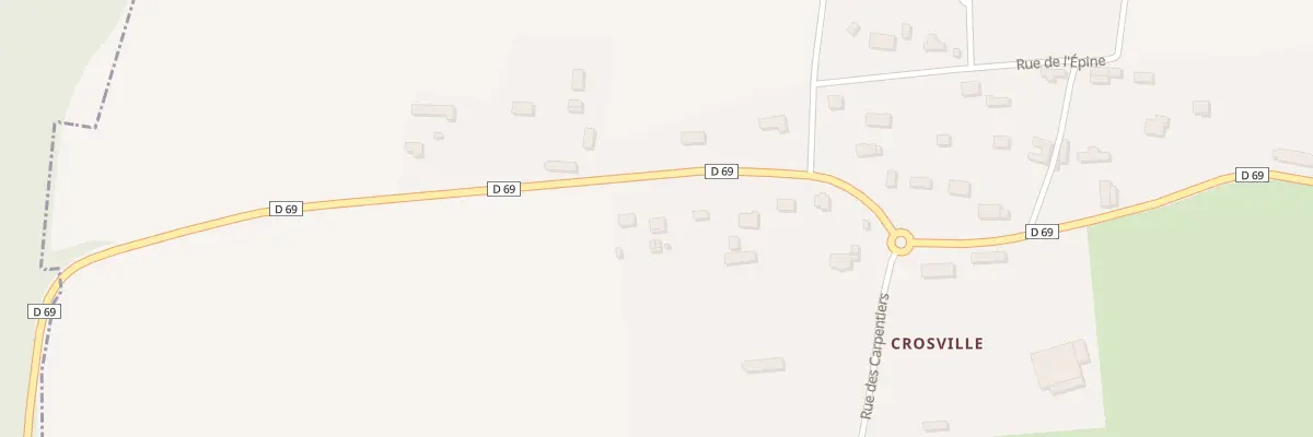 Plan du 10 Rue du Clos de la Couture à Vittefleur