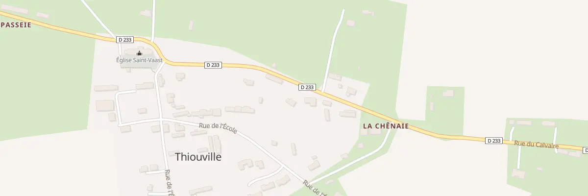 Plan du 238 Rue du Calvaire à Thiouville